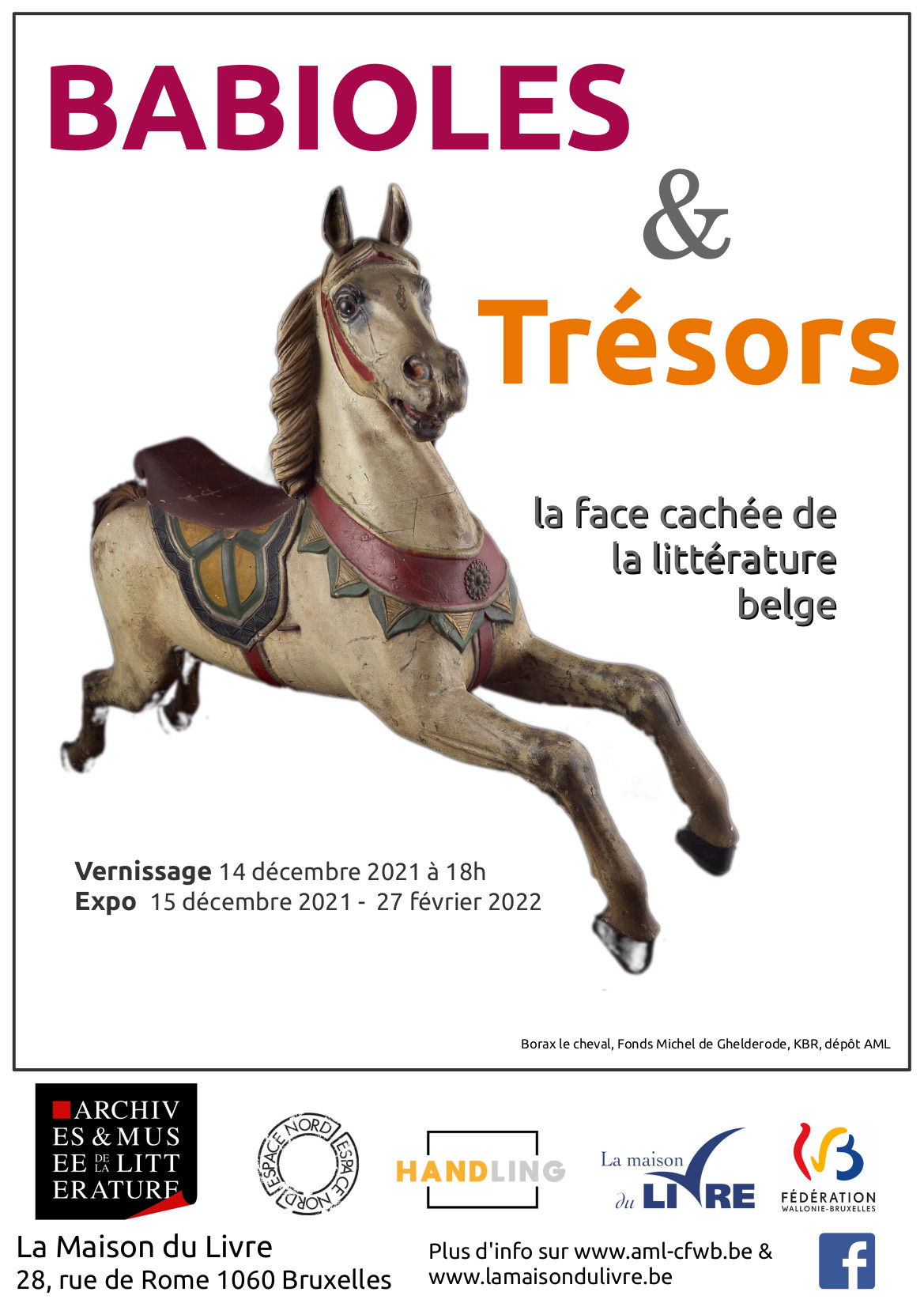 Exhibition "The Hidden Face of Belgian Literature"
