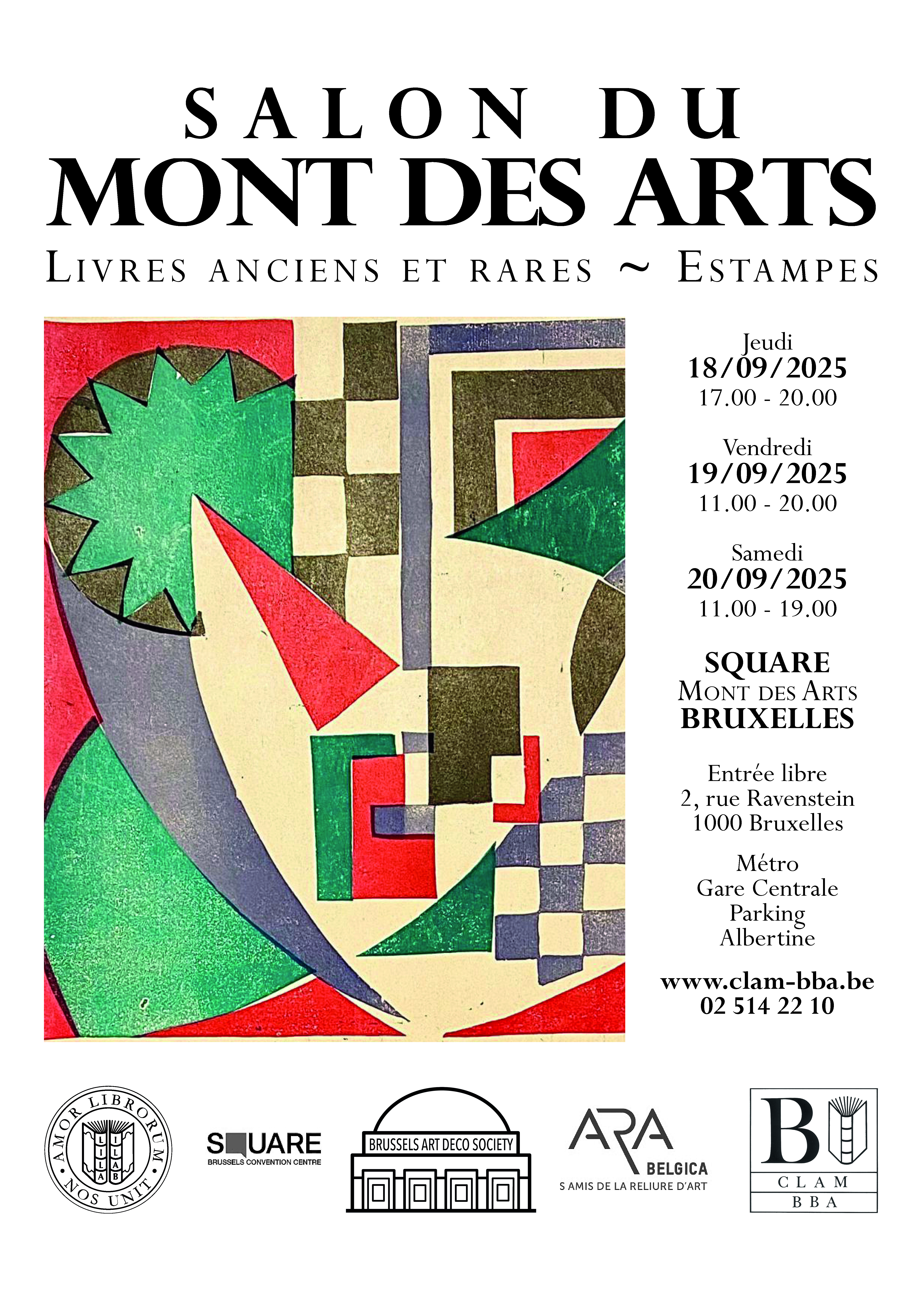 Salon du Mont des Arts - Rare Books & Prints - Brussels 2025